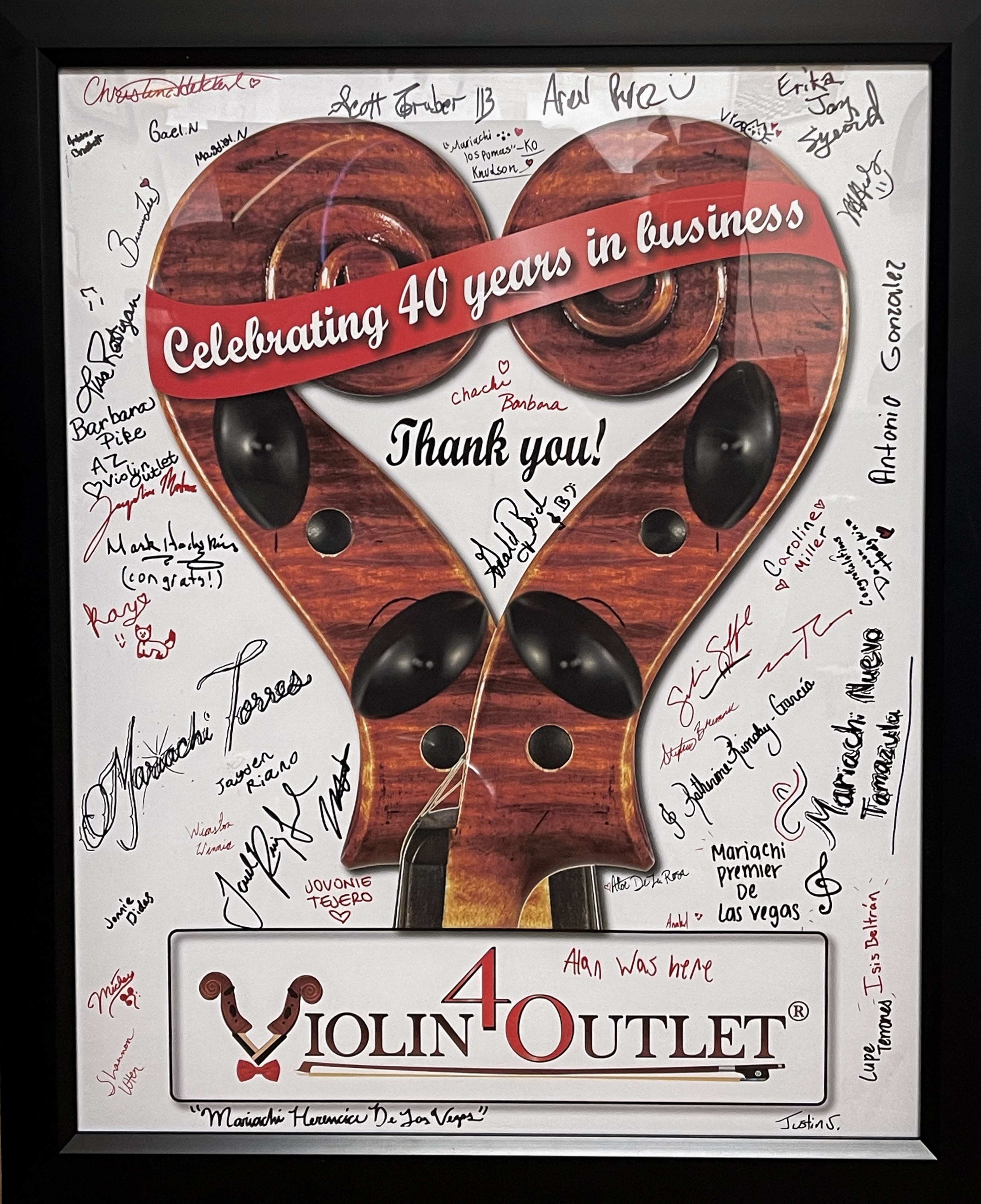 Violin Outlet celebrate 40 years in business