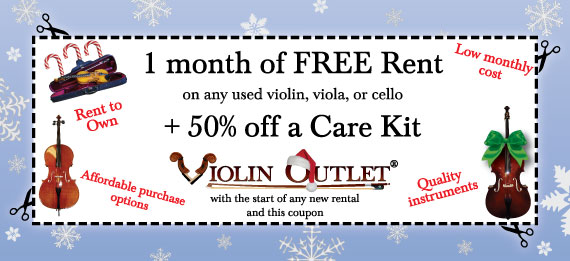 Violin Outlet Holiday Rental Coupon