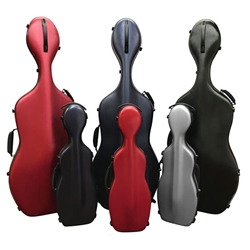 Vector Series Cello Shaped Violin Case Rose 4 4 Violin