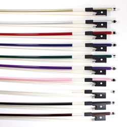 Shop Glasser Fiberglass Colored Stick Violin Bows at VIolin Outlet