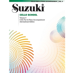 Shop Suzuki Cello Volume 9 at Violin Outlet